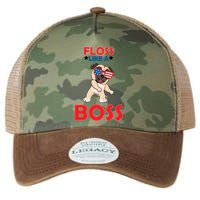 Floss Like A Boss Pug Dancing Legacy Tie Dye Trucker Hat