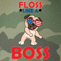 Floss Like A Boss Pug Dancing Legacy Tie Dye Trucker Hat