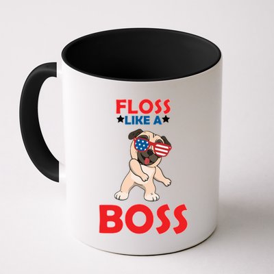 Floss Like A Boss Pug Dancing Mug