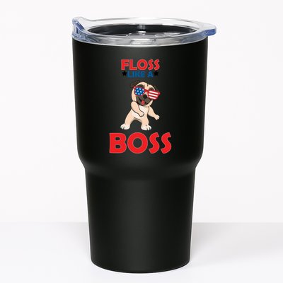 Floss Like A Boss Pug Dancing Tumbler