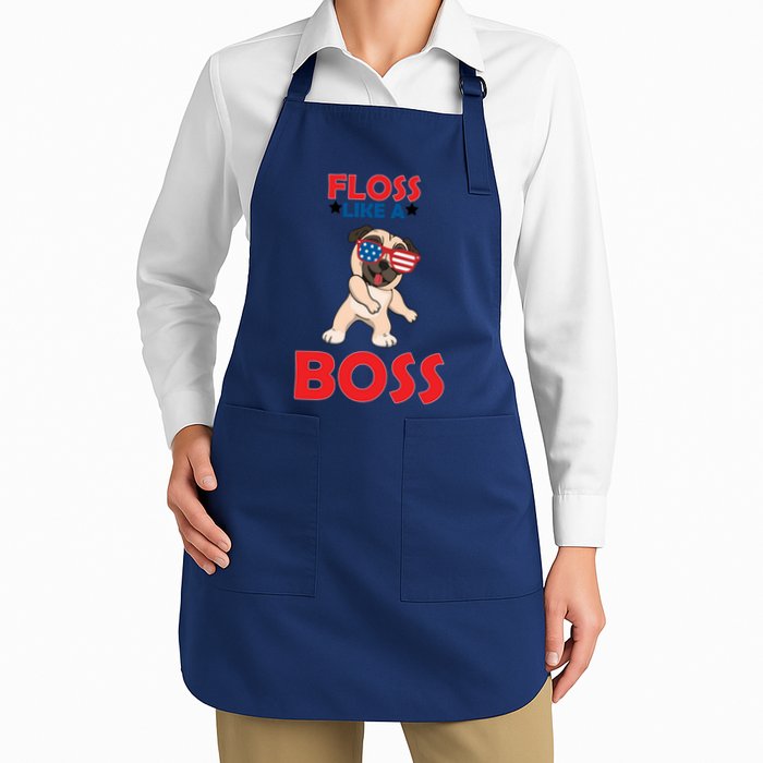 Floss Like A Boss Pug Dancing Apron