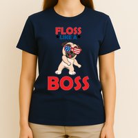 Floss Like A Boss Pug Dancing T-Shirt