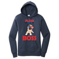 Floss Like A Boss Pug Dancing Women's Pullover Hoodie