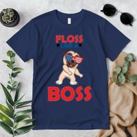Floss Like A Boss Pug Dancing Premium T-Shirt