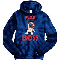 Floss Like A Boss Pug Dancing Tie Dye Hoodie
