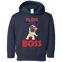Floss Like A Boss Pug Dancing Toddler Hoodie