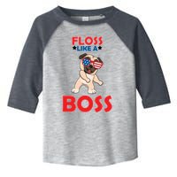 Floss Like A Boss Pug Dancing Toddler Fine Jersey T-Shirt