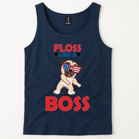 Floss Like A Boss Pug Dancing Tank Top