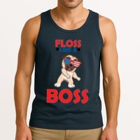 Floss Like A Boss Pug Dancing Tank Top