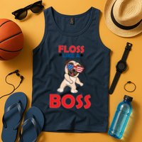 Floss Like A Boss Pug Dancing Tank Top