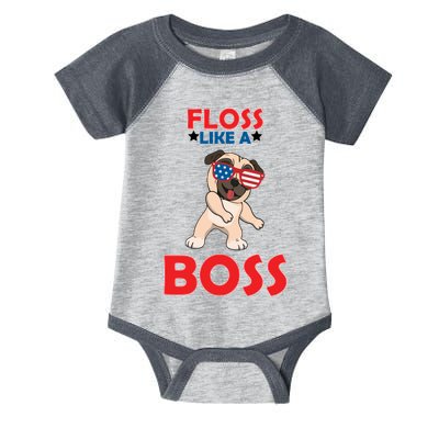Floss Like A Boss Pug Dancing Infant Baby Jersey Bodysuit