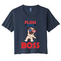 Floss Like A Boss Pug Dancing Crop Top
