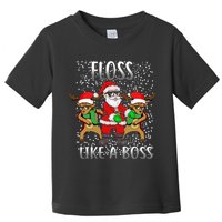 Floss like a Boss Santa Reindeer Toddler T-Shirt