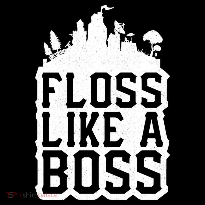 Floss Like A Boss Tower Funny 7-Panel Snapback Hat