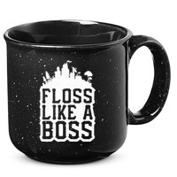 Floss Like A Boss Tower Funny 15oz Campfire Ceramic Mug