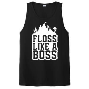 Floss Like A Boss Tower Funny PosiCharge Competitor Tank