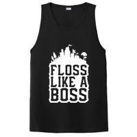 Floss Like A Boss Tower Funny PosiCharge Competitor Tank