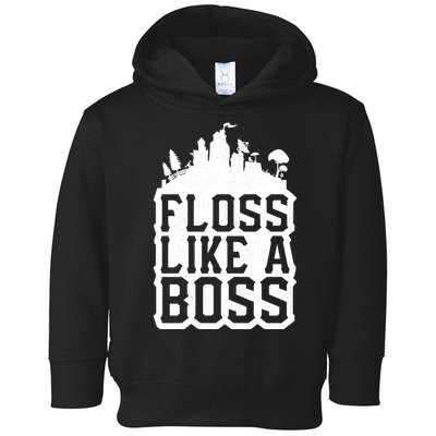 Floss Like A Boss Tower Funny Toddler Hoodie
