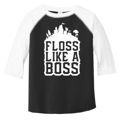 Floss Like A Boss Tower Funny Toddler Fine Jersey T-Shirt