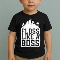 Floss Like A Boss Tower Funny Toddler T-Shirt