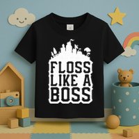 Floss Like A Boss Tower Funny Toddler T-Shirt