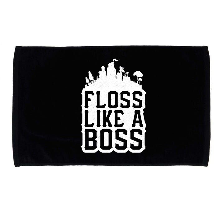 Floss Like A Boss Tower Funny Microfiber Hand Towel