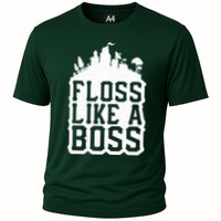 Floss Like A Boss Tower Funny Performance Shirt