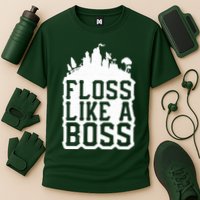Floss Like A Boss Tower Funny Performance Shirt