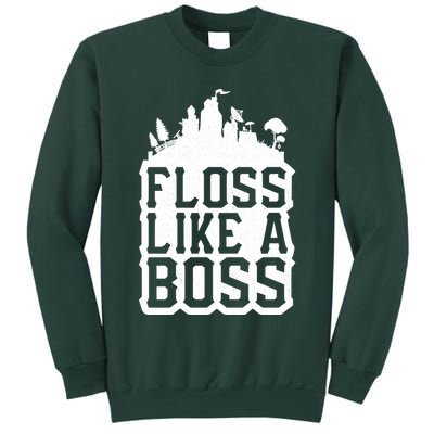 Floss Like A Boss Tower Funny Sweatshirt