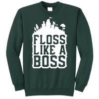 Floss Like A Boss Tower Funny Sweatshirt