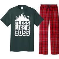 Floss Like A Boss Tower Funny Pajama Set