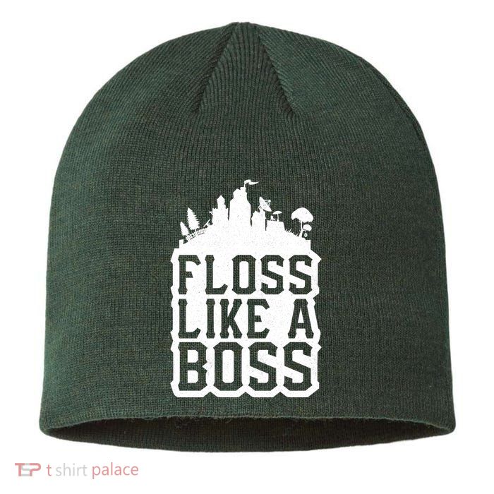 Floss Like A Boss Tower Funny Sustainable Beanie