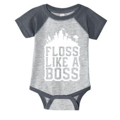 Floss Like A Boss Tower Funny Infant Baby Jersey Bodysuit
