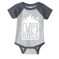 Floss Like A Boss Tower Funny Infant Baby Jersey Bodysuit