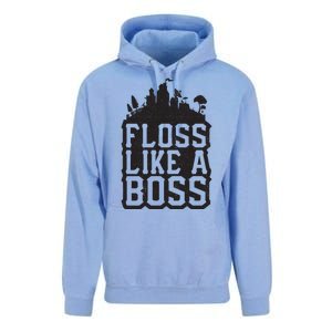 Floss Like A Boss Tower Funny Unisex Surf Hoodie