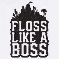 Floss Like A Boss Tower Funny Garment-Dyed Sweatshirt