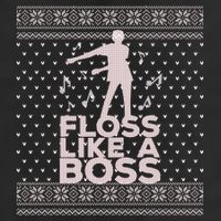 Floss Like A Boss Ugly Christmas Sweater Cool Comfort Performance Bucket Hat