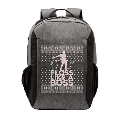 Floss Like A Boss Ugly Christmas Sweater Vector Backpack
