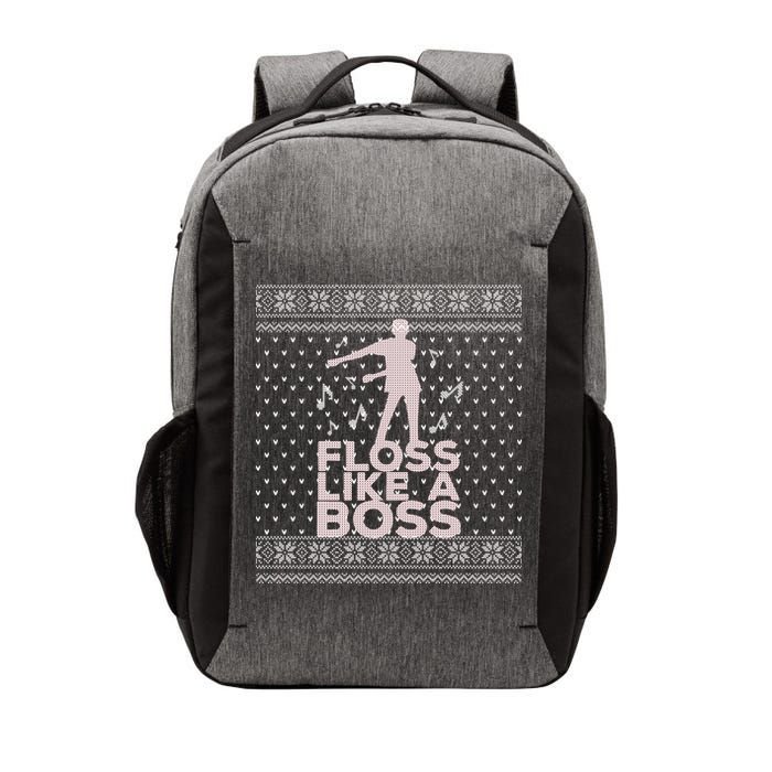 Floss Like A Boss Ugly Christmas Sweater Vector Backpack