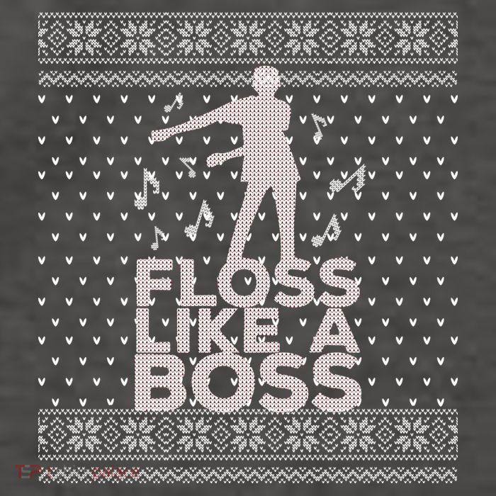 Floss Like A Boss Ugly Christmas Sweater Vector Backpack
