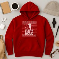 Floss Like A Boss Ugly Christmas Sweater Hoodie
