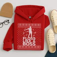 Floss Like A Boss Ugly Christmas Sweater Hoodie
