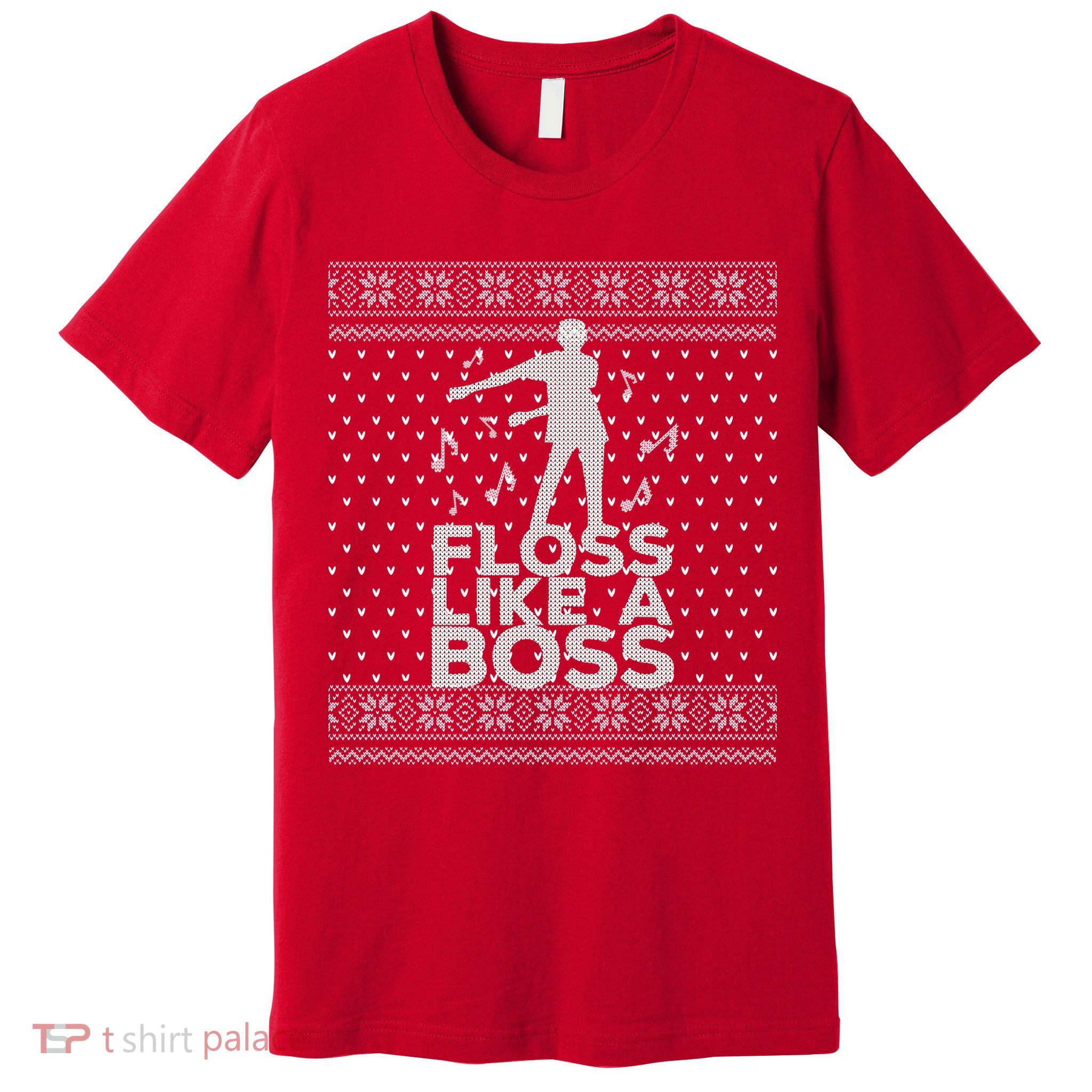 Floss Like A Boss Ugly Christmas Sweater Premium T-Shirt