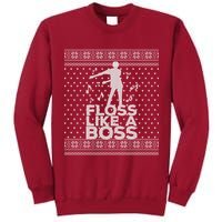 Floss Like A Boss Ugly Christmas Sweater Tall Sweatshirt