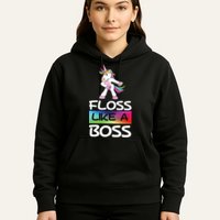Floss Like a Boss Unicorn Rainbow Hoodie