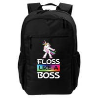 Floss Like a Boss Unicorn Rainbow Backpack