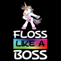 Floss Like a Boss Unicorn Rainbow 16 in Basic Backpack