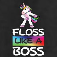 Floss Like a Boss Unicorn Rainbow Tumbler