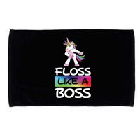 Floss Like a Boss Unicorn Rainbow Microfiber Hand Towel