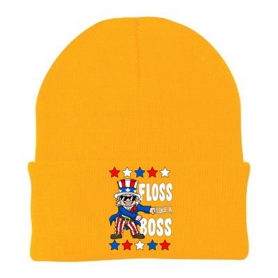 Floss Like A Boss USA 4th of July Knit Cap Winter Beanie